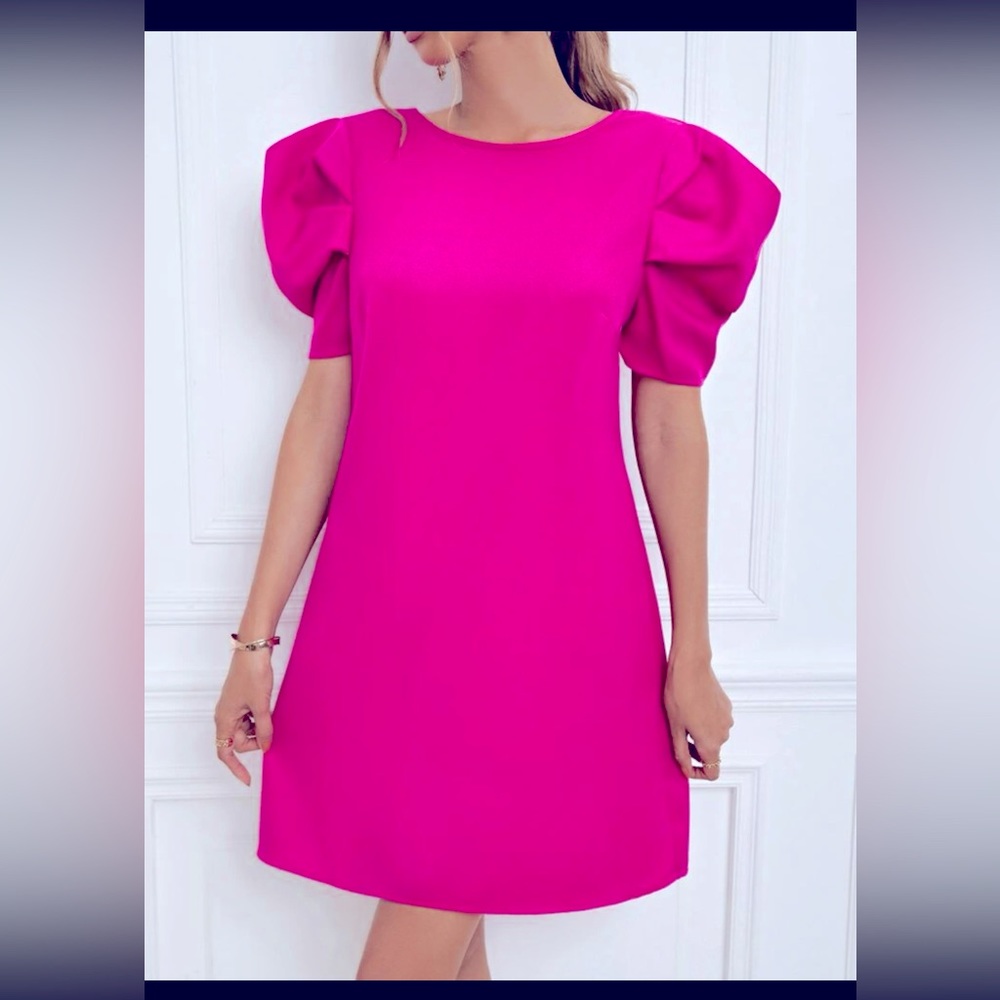 NWOT Never Been Worn Hot Pink Dress. Perfect for girls nights or vaca!